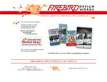 Tablet Screenshot of firebirddesignworks.com